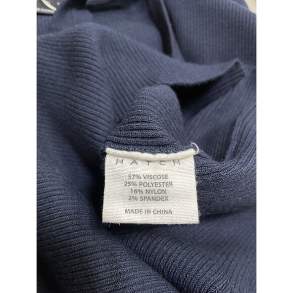 Hatch 'The Kristen' Blue Viscose Ribbed Knit Tank Dress Size 3 - Picture 5 of 5